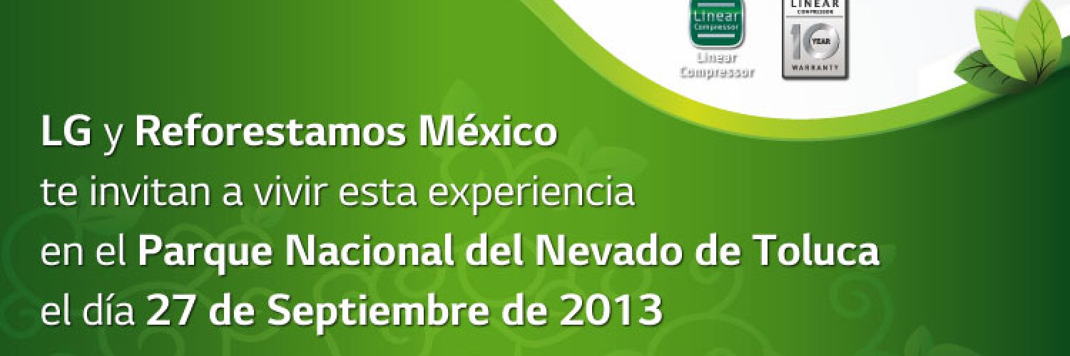 Invitación virtual Reforestamos México 2013